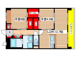 プレシオ－ル上拳母の物件間取画像